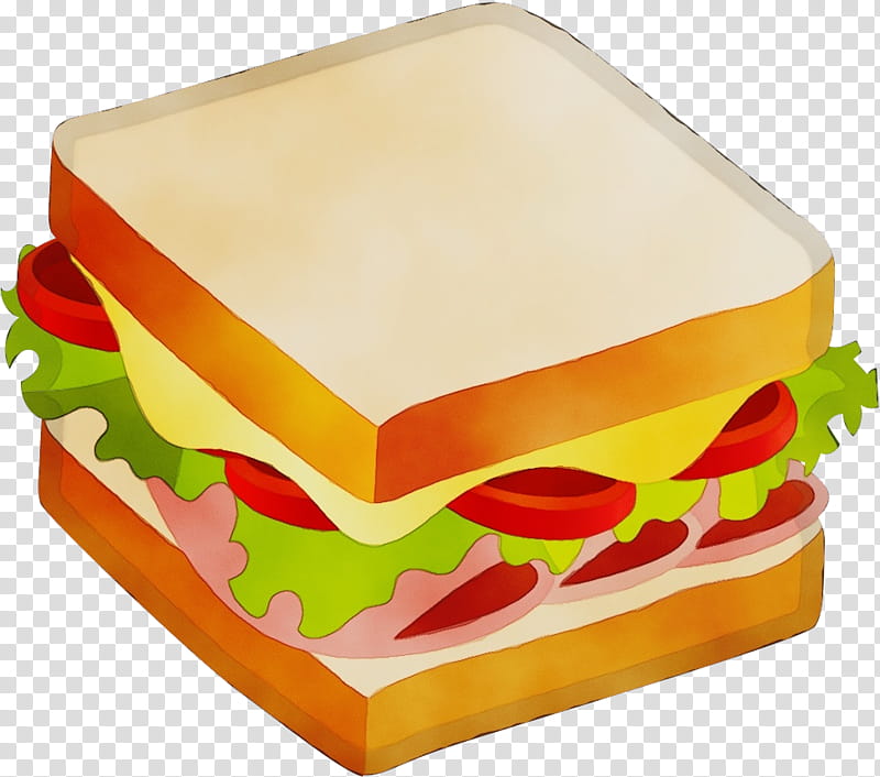 Hamburger, Watercolor, Paint, Wet Ink, Processed Cheese, Cheeseburger, Fast Food, Yellow transparent background PNG clipart