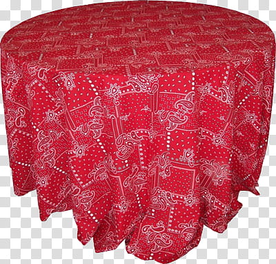 red and white fabric table clothe transparent background PNG clipart