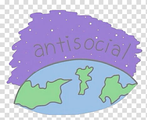 , Antisocial sticker transparent background PNG clipart