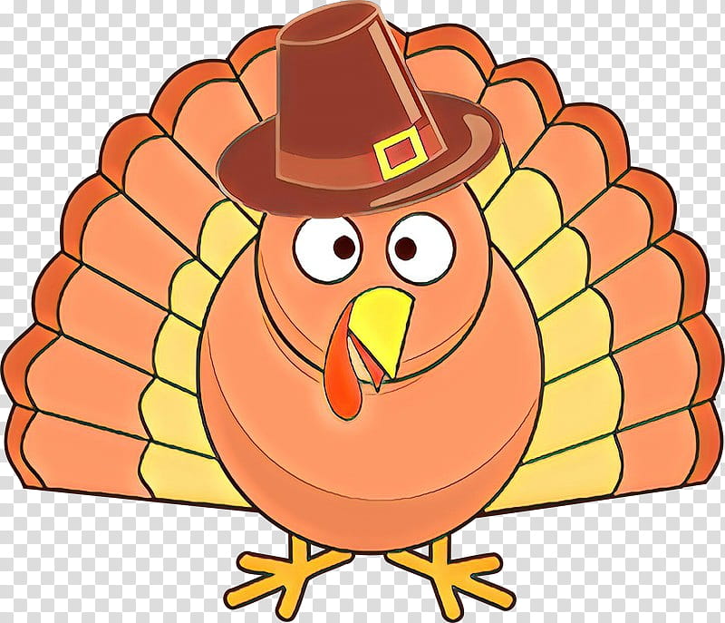 Thanksgiving, Cartoon, Headgear, Chicken, Bird transparent background PNG clipart