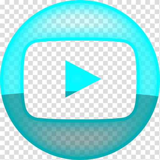 Icon Neoni Aqua, youtube transparent background PNG clipart