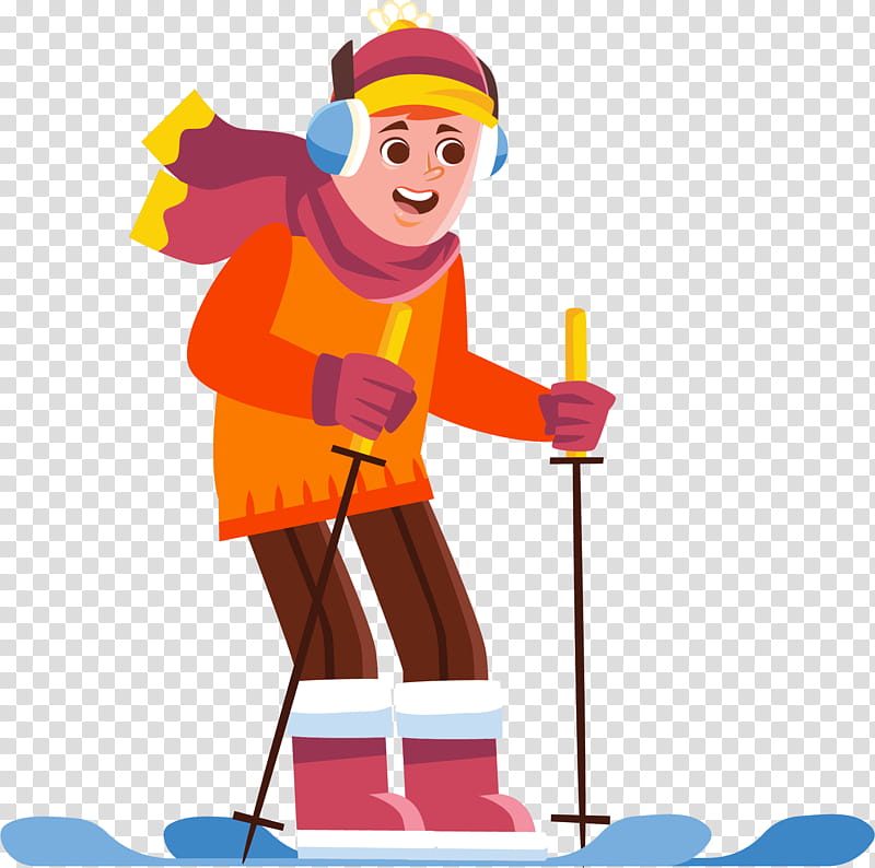 Boy, Drawing, Cartoon, Character, Skiing, Animation, Recreation, Ski Equipment transparent background PNG clipart