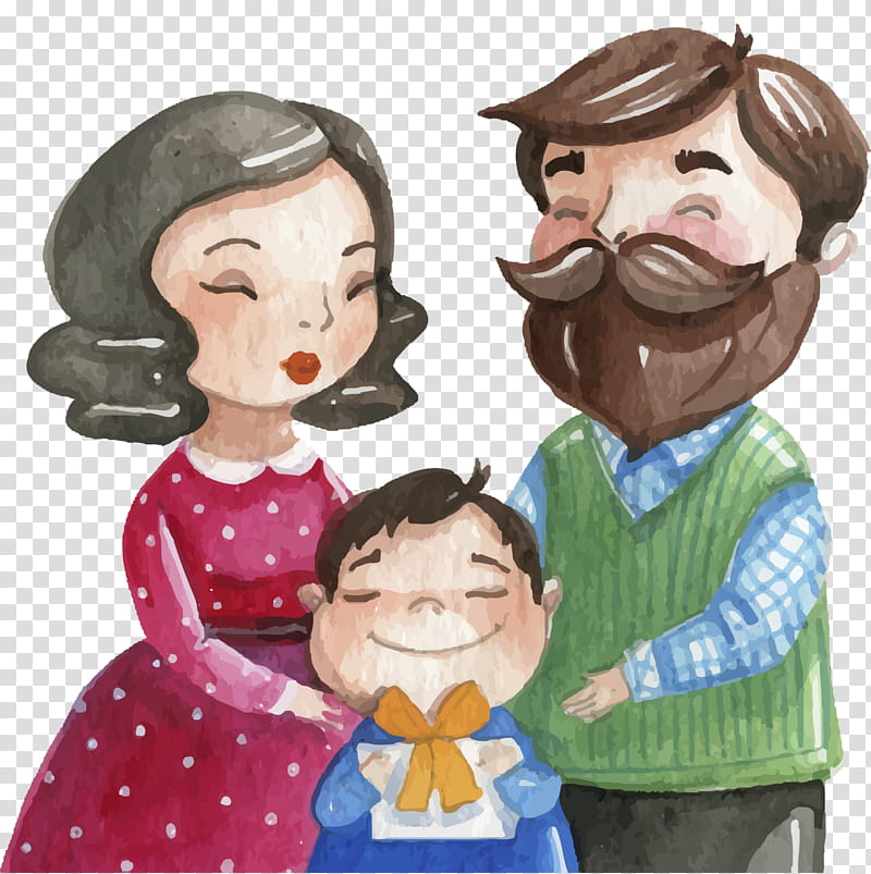 Работы в иллюстраторе семья. عائلة Design. User family