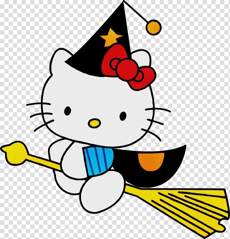 Happy Halloween Art, Hello Kitty, Coloring Book, Drawing, Halloween , Cat, Cuteness, Kawaii transparent background PNG clipart