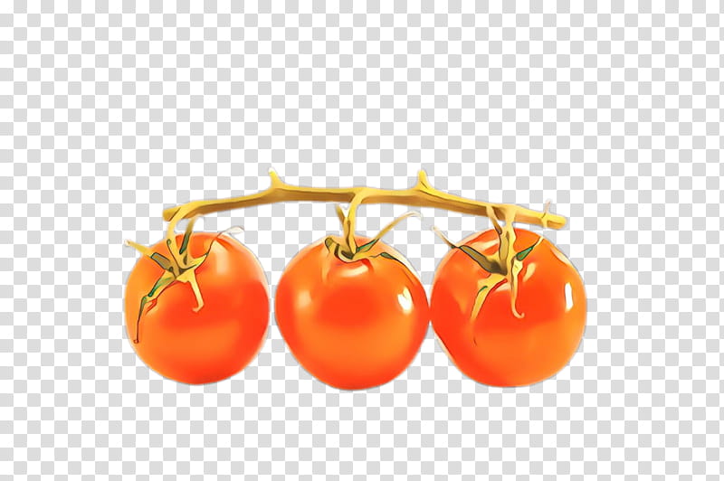 Tomato, Cartoon, Natural Foods, Bush Tomato, Fruit, Solanum, Plum Tomato, Orange transparent background PNG clipart