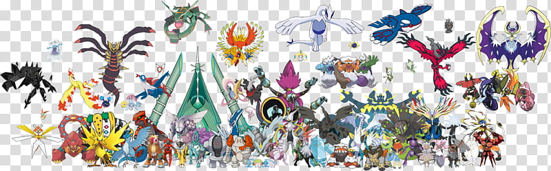 All Legendary Pokemon in, Pokemon characters illustration transparent background PNG clipart