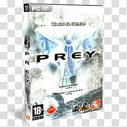 DVD Game Icons v, Prey, Prey PC DVD ROM case transparent background PNG clipart