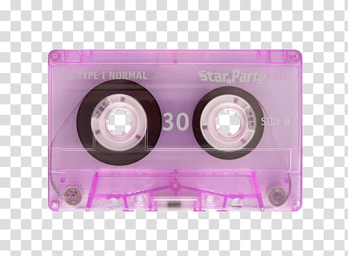 Full, pink cassette tape transparent background PNG clipart