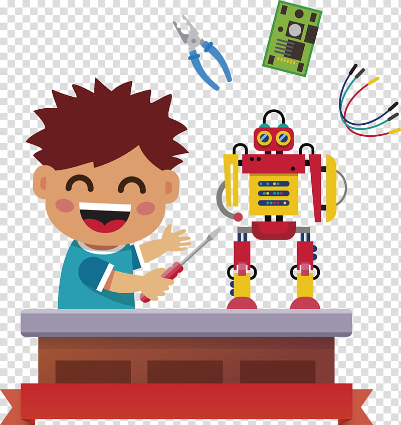 Child, Robot, Robotics, Humanoid, Engineering, Maker Culture, Humanoid Robot, Royaltyfree transparent background PNG clipart