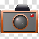 CP For Object Dock, orange and gray camera illustration transparent background PNG clipart