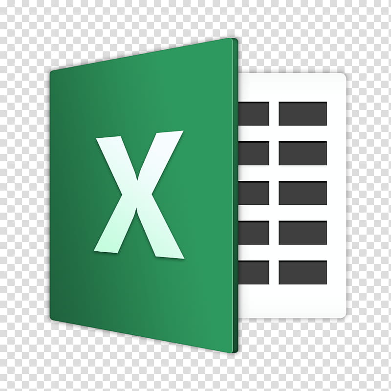 Microsoft Office For Mac , green Excel illustration transparent background PNG clipart
