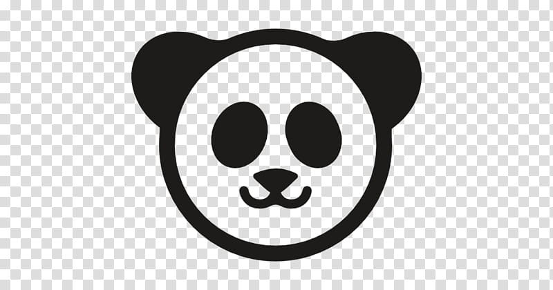 Bear, Giant Panda, Red Panda, Logo, Animal, Symbol, Nose, Black And White transparent background PNG clipart
