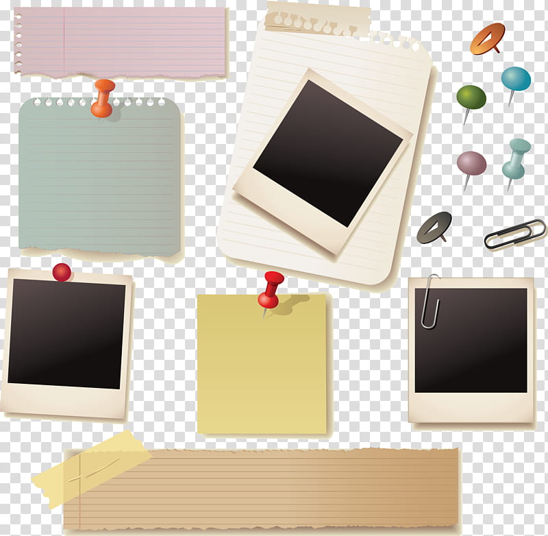 Drawing Pin, Paper, Paper Clip, Postit Note, Bulletin Boards, Stationery, Label, Rectangle transparent background PNG clipart