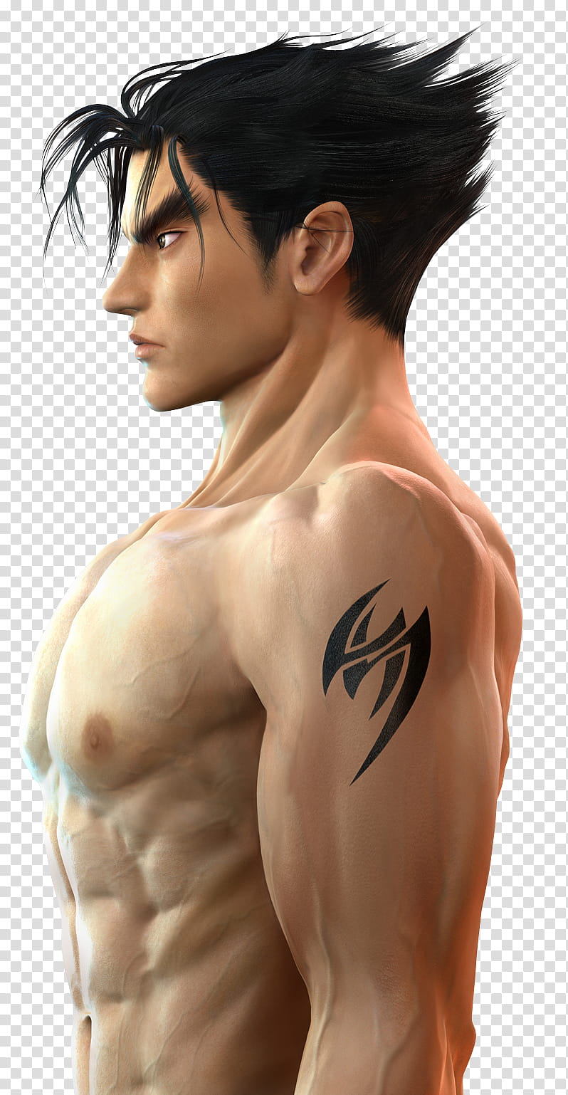 Jin Kazama Side Profile, Jin Kazama transparent background PNG clipart