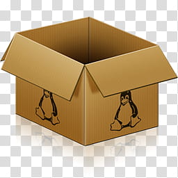 Box Icons, linux box transparent background PNG clipart