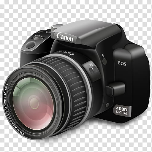 Camera Icon, Camera Regular Lens_x, Canon EOS D transparent background PNG clipart