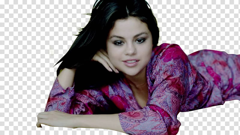 Selena Gomez  Good For You, women's pink and white floral dress transparent background PNG clipart