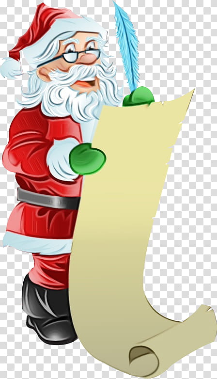 Santa claus, Watercolor, Paint, Wet Ink, Christmas ing, Cartoon, Fictional Character, Christmas transparent background PNG clipart