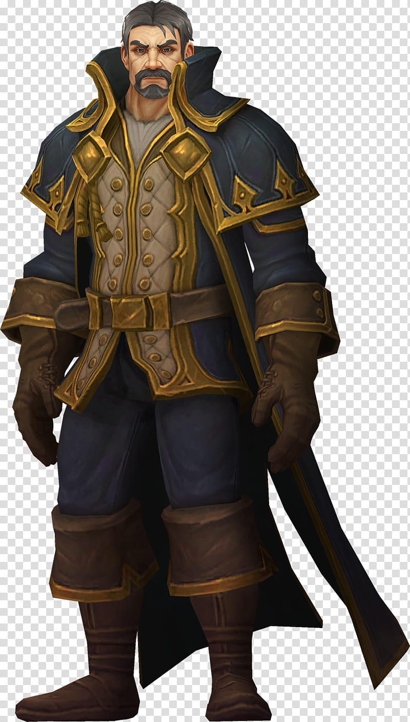 Genn Greymane King of Gilneas, male character transparent background PNG clipart