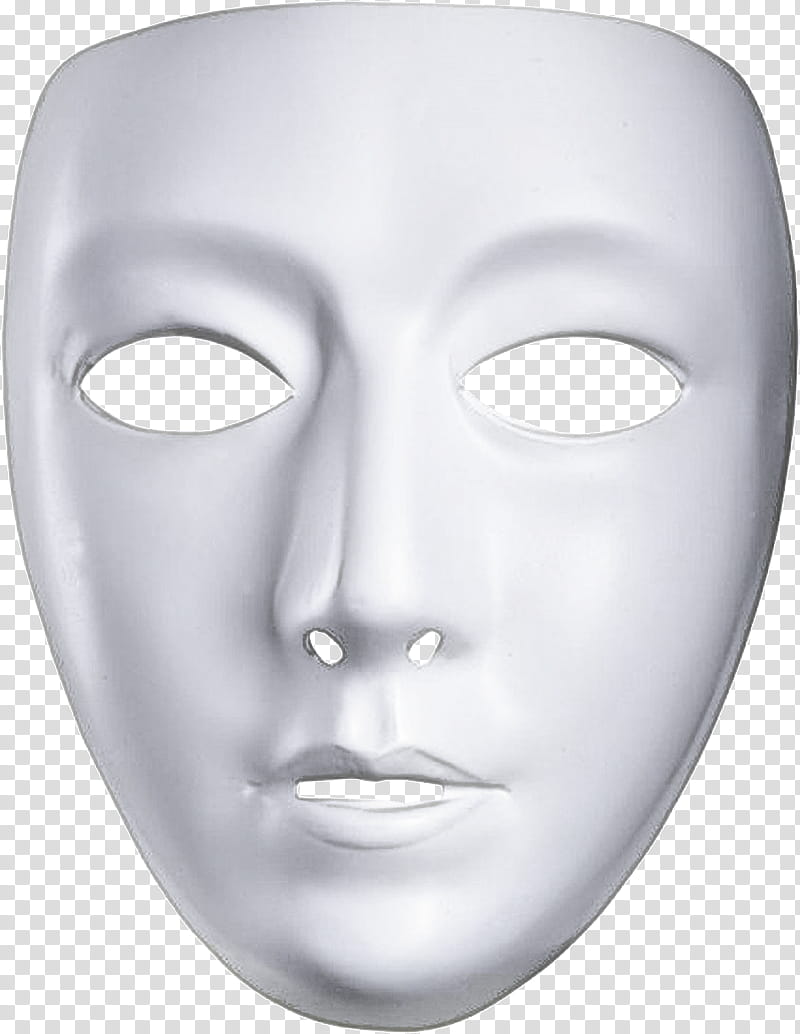 face masque white head nose, Mask, Forehead, Cheek, Chin, Lip transparent background PNG clipart