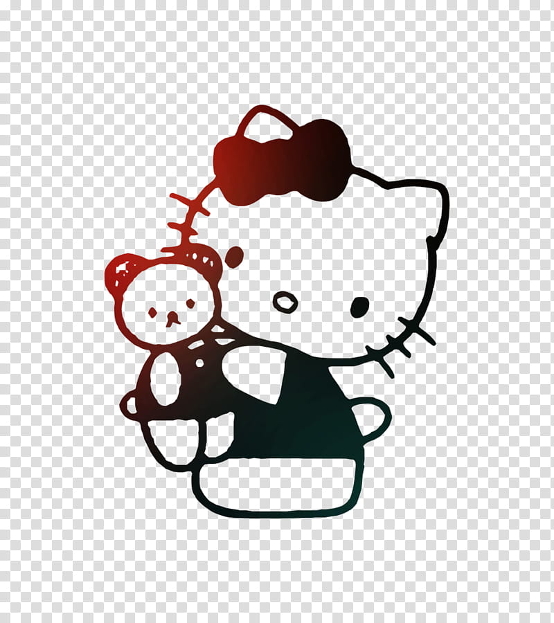Hello Kitty Logo, Character, Cartoon, Headgear, Line Art, Love transparent background PNG clipart