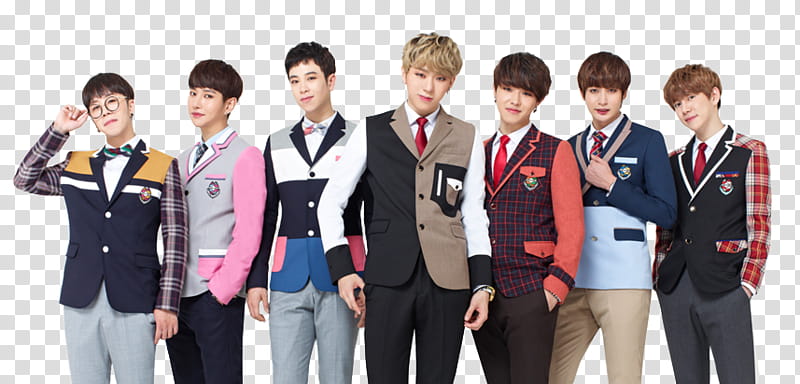 Block B SKOOL LOOKS transparent background PNG clipart