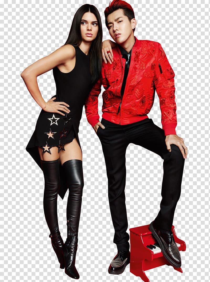 KRIS WU KENDALL JENNER transparent background PNG clipart