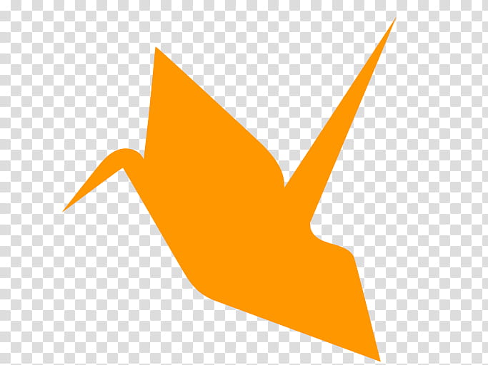 Origami, Yellow, Logo, Bird, Wing transparent background PNG clipart