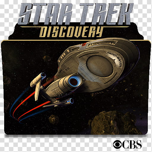 Star Trek Discovery series and season folder icons, Star Trek Discovery ( transparent background PNG clipart