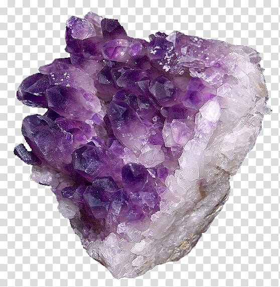 Gemstones, purple geode transparent background PNG clipart