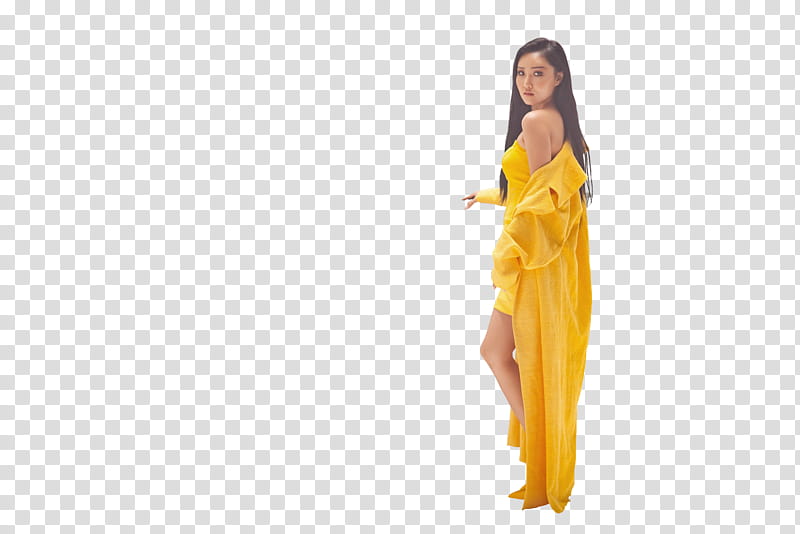 Hwasa MAMAMOO PAINT ME, woman standing looking sideways transparent background PNG clipart