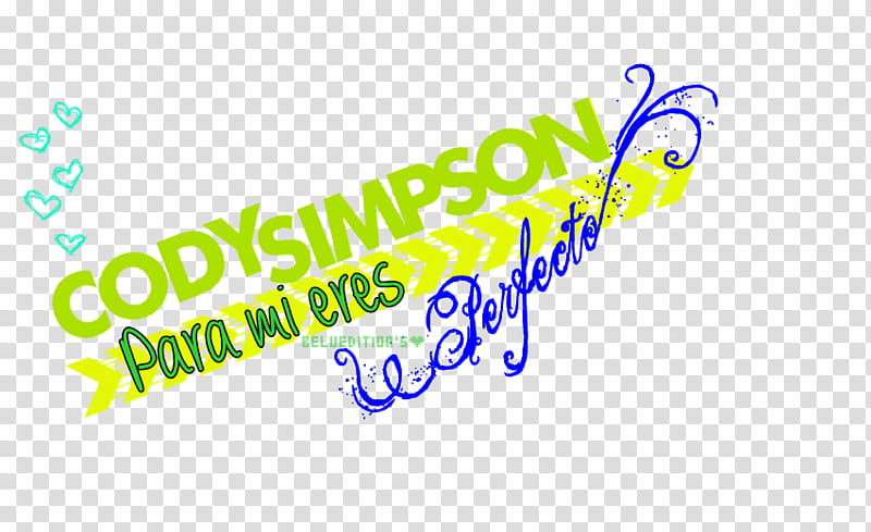 Cody Simpson Eres Perfecto Texto transparent background PNG clipart