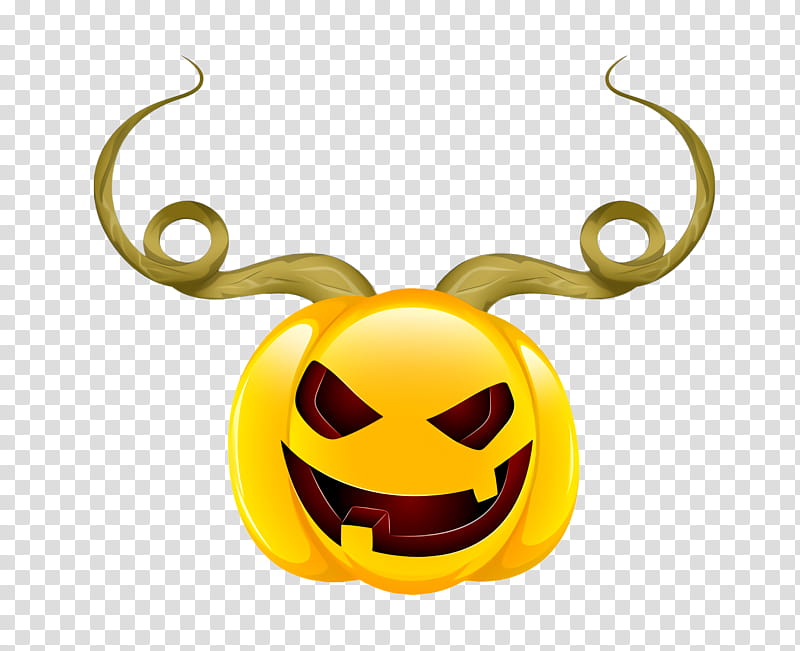 Emoticon, Yellow, Smile, Orange, Cartoon, Horn, Smiley, Symbol transparent background PNG clipart