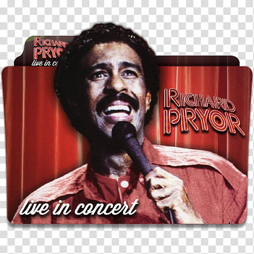 Richard Pryor and Gene Wilder Movie Icon , Richard Pryor Live in Concert transparent background PNG clipart