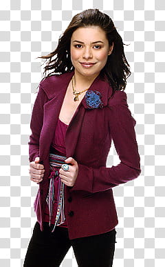 Famosas, woman in maroon blazer transparent background PNG clipart