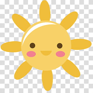 Summer , yellow sun transparent background PNG clipart