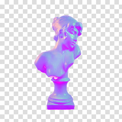 AESTHETIC STATUES, woman headbust illustration transparent background ...