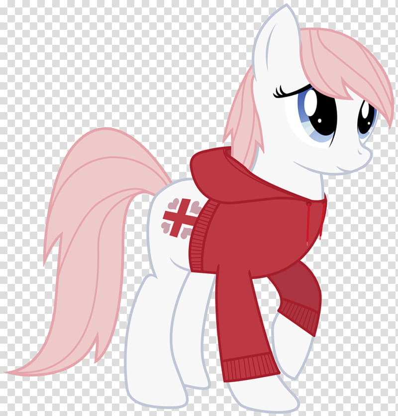 Nurse Redheart Off Duty, red and white little pony character transparent background PNG clipart