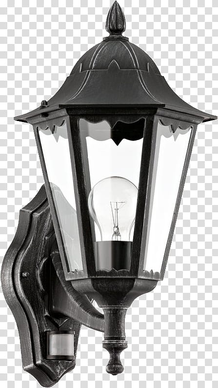 black wall lantern close-up transparent background PNG clipart