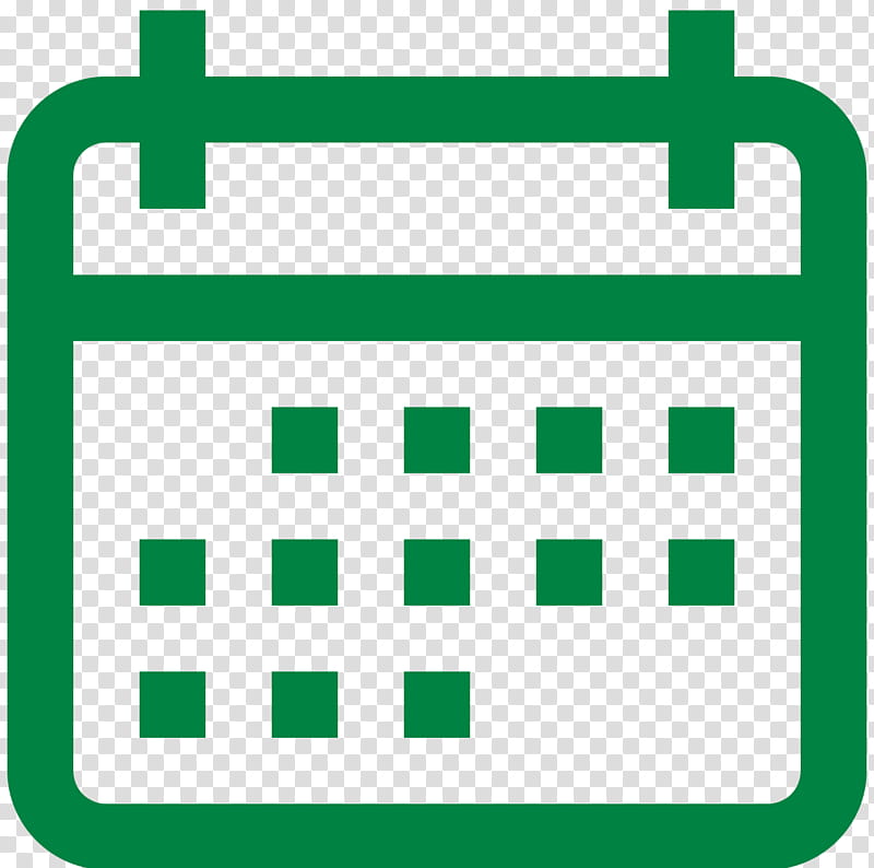 Meeting Icon, Calendar Date, Icon Design, Online Calendar, Green, Square transparent background PNG clipart