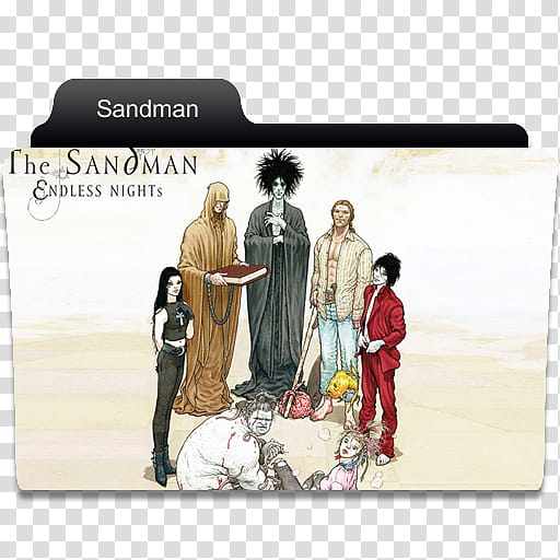 Ultimate Comics Folder , The Sandman Endless Nights-printed folder graphic transparent background PNG clipart