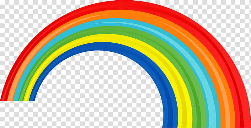 Cartoon Rainbow, Rainbow , Web Design, Bicycle Tire transparent background PNG clipart