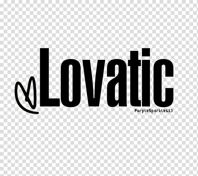 Demi Lovato Lovatic Text transparent background PNG clipart