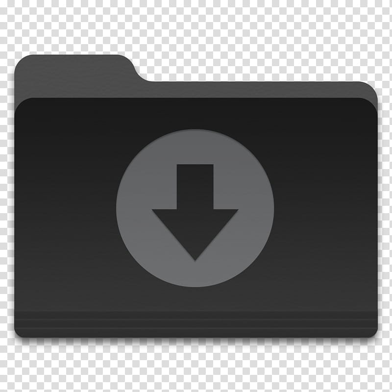 Dark Folder for Mac, icon transparent background PNG clipart