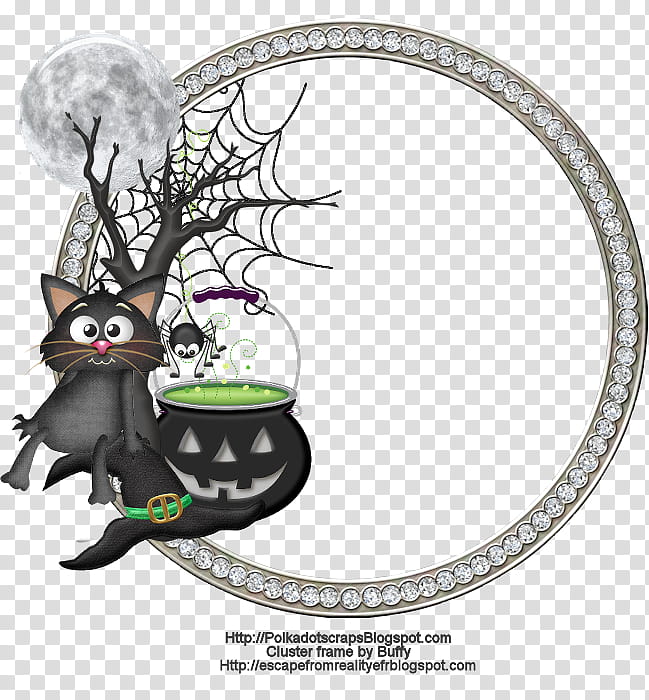 Halloween Cartoon Character, Frames, Cat, Christmas Day, Halloween , Tree transparent background PNG clipart