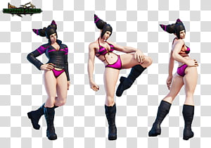 Juri Swimsuit Street Fighter V Render transparent background PNG