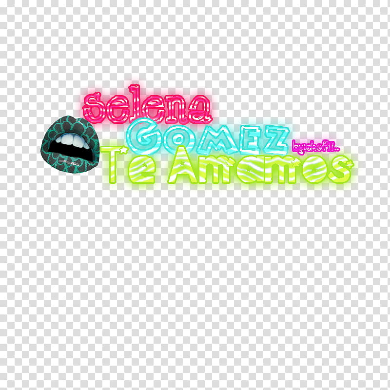 Selena Gomez Te Amamos transparent background PNG clipart