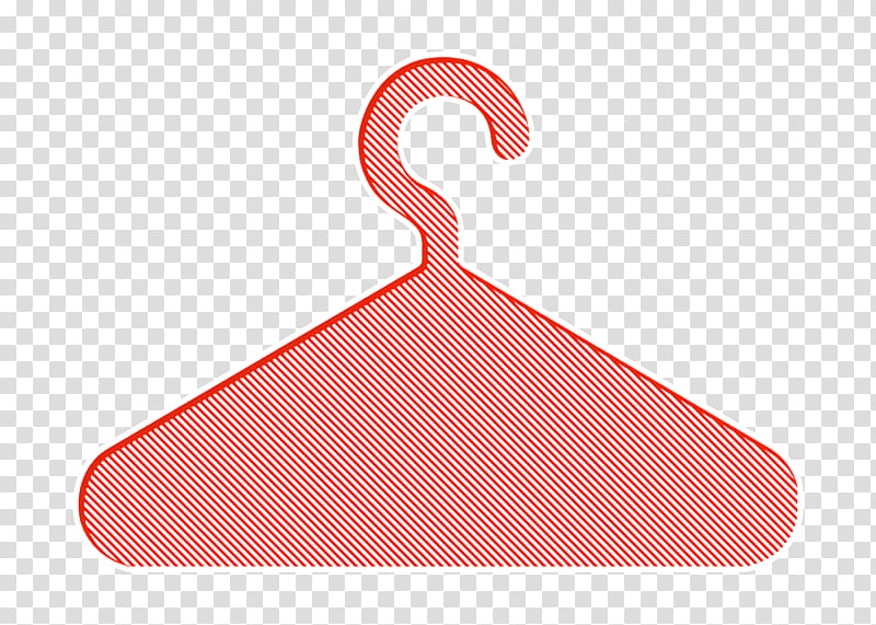 check icon coat icon hanger icon, Orange, Red, Clothes Hanger transparent background PNG clipart