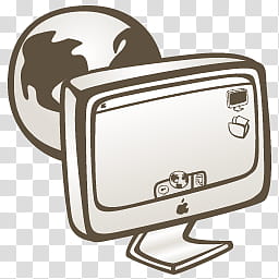 KOMIK Iconset , My sites, iMac illustration transparent background PNG clipart