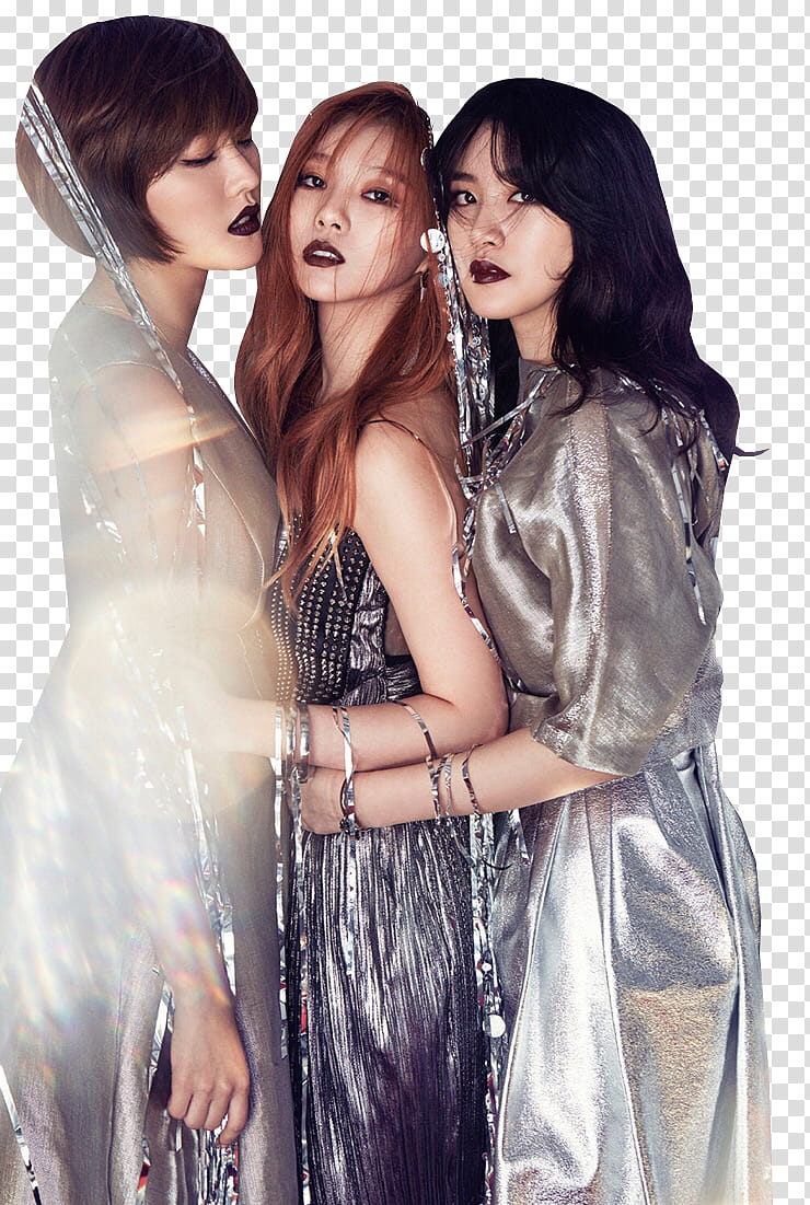 Hello Venus Cosmopolitan Magazine, three women's wearing dresses transparent background PNG clipart